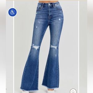 RISEN JEANS high rise flare size 11/30